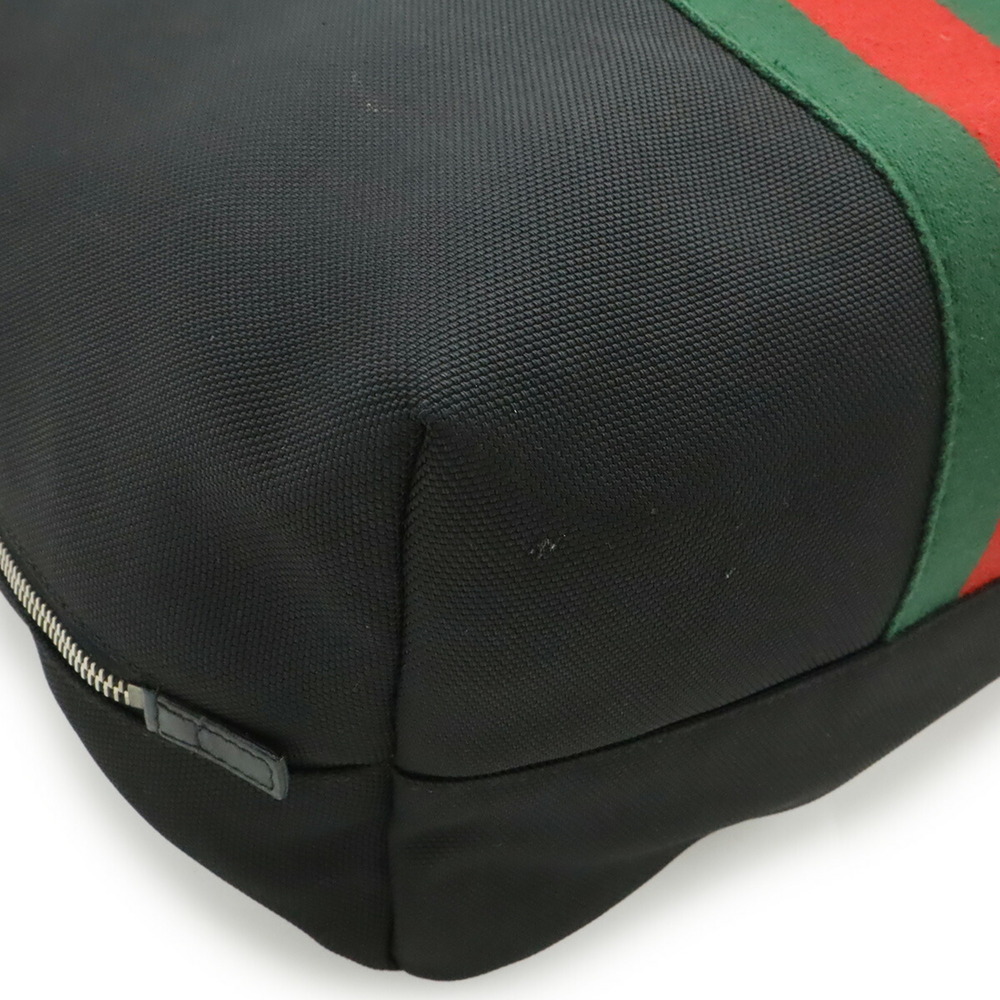 GUCCI Authentic Black Leather Backpack - Picture 4 of 10